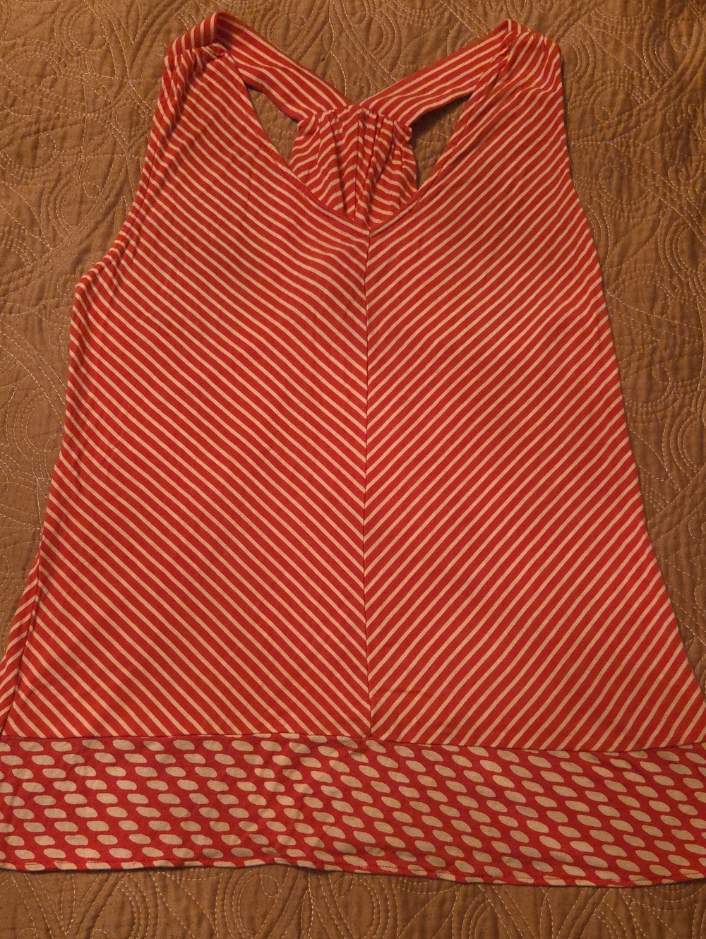 Banana Republic Pink and White Striped Tank In Petite